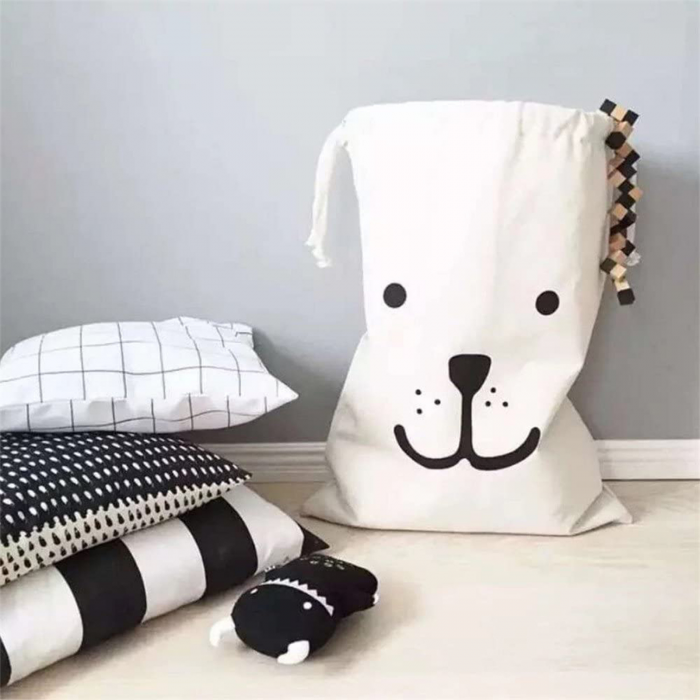 Sac depozitare jucarii, bumbac, WAYA, catelus, 58x68 cm [4]