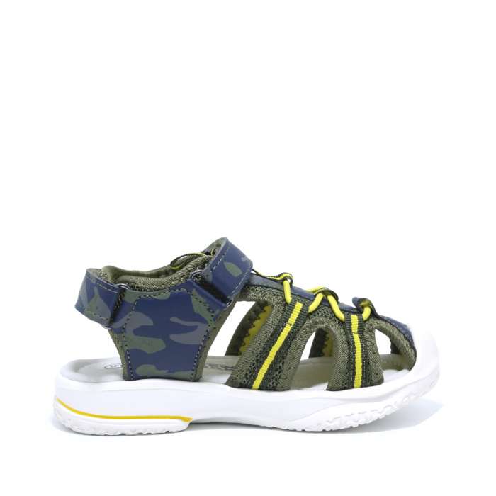 Sandale baieti camuflaj D.T. New York 149830, verde-galben, marimi 25-30 [2]
