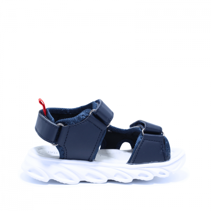Sandale baieti cu luminite LED Happy Bee 981050, navy, marimi 25-30 [3]