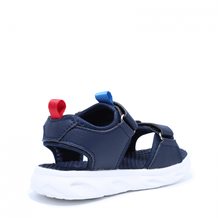 Sandale baieti cu luminite LED Happy Bee 992660, navy, marimi 25-30 [5]