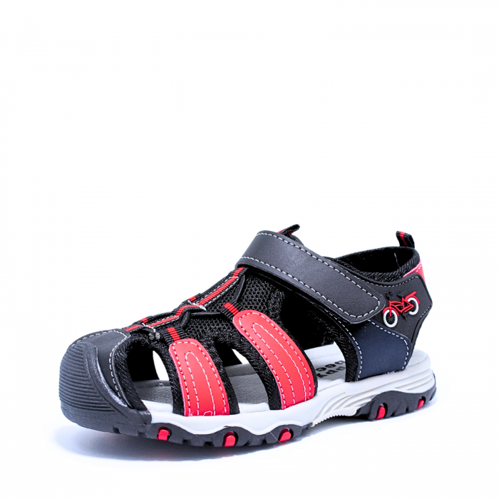 Sandale baieti Happy Bee 863940, negru-rosu, marimi 28-35 [3]