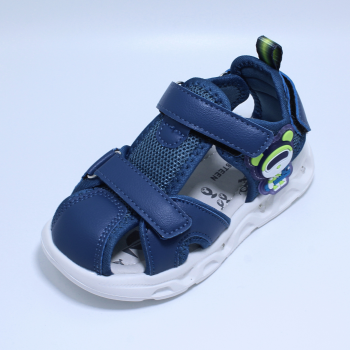 Sandale cu luminite LED New8Teen 0043220, navy, marimi 20-25 [6]