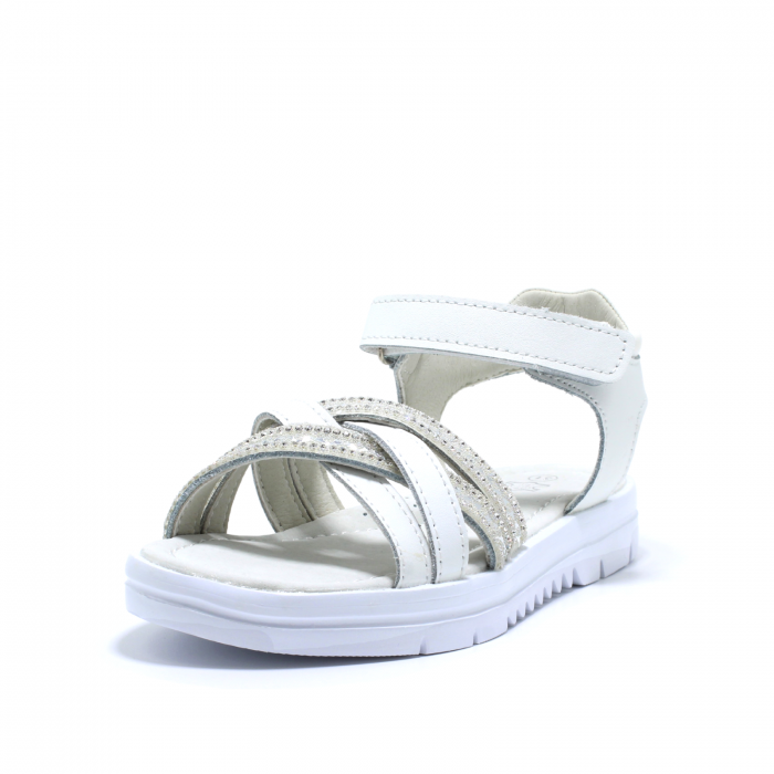 Sandale din piele Happy Bee pentru fete, model 144164 albe, 31-36 EU [3]