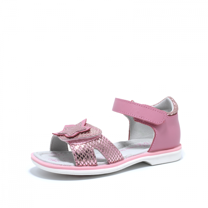 Sandale fete din piele, Happy Bee 145710, roz, 31-36 | kiddiespride.ro [3]