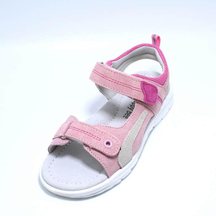 Sandale fete din piele, Happy Bee 610274, roz, EVA, 31-36 | kiddiespride.ro [5]