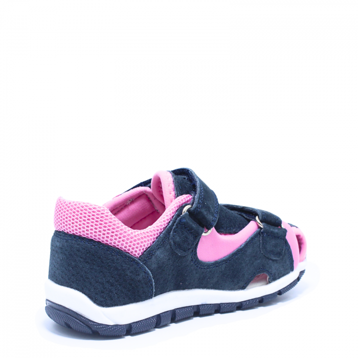 Sandale fete din piele Happy Bee 944894, navy-roz, marimi 20-25 [4]
