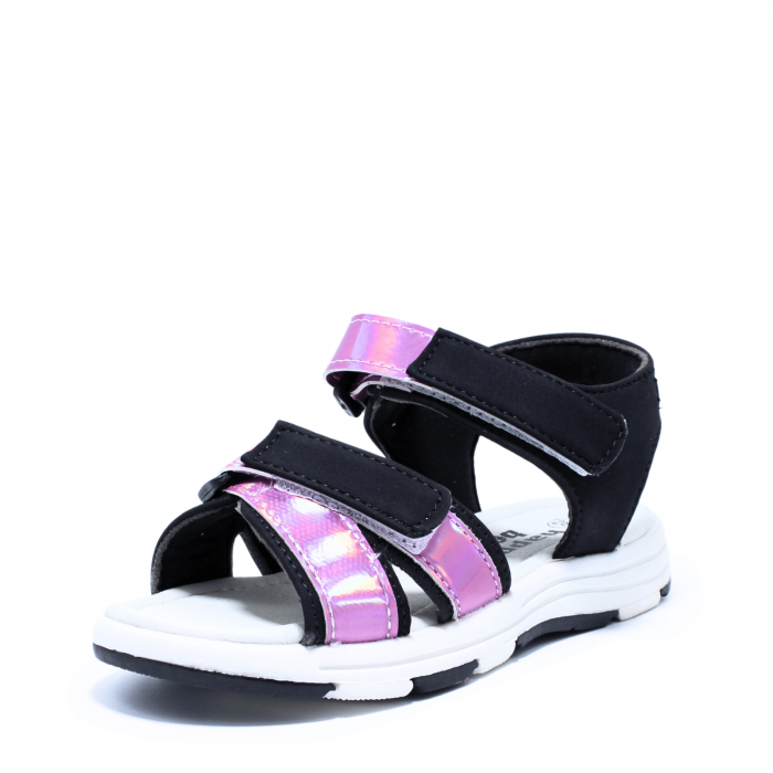 Sandale fete Happy Bee 867880, negru-liliac, marimi 28-35 [3]