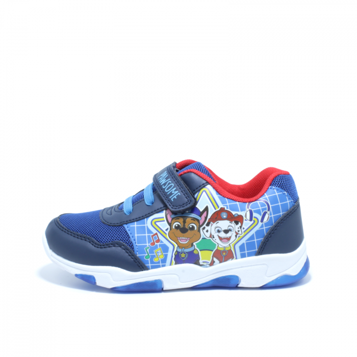 Sneakers copii cu luminite, Paw Patrol 8375, albastru, marimi 24-30 | kiddiespride.ro [1]