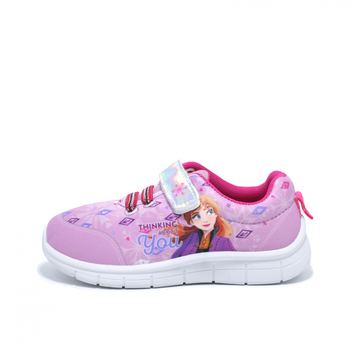 Pantofi sport copii Frozen, Anna & Elsa, 3103 fucsia, marimi 24-32 | kiddiespride.ro [1]