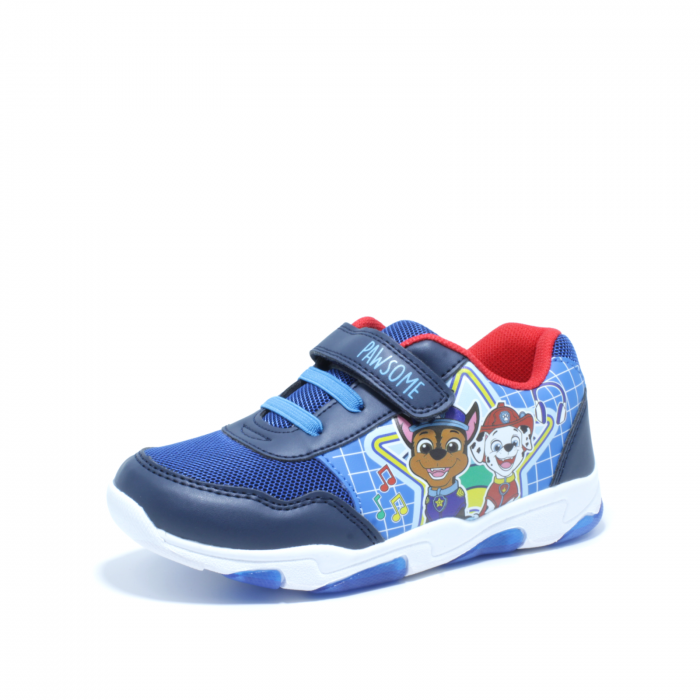 Sneakers copii cu luminite, Paw Patrol 8375, albastru, marimi 24-30 | kiddiespride.ro [4]