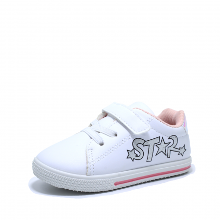 Pantofi fete Star, Sprox 552930, alb, 20-26 | kiddiespride.ro [2]