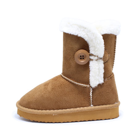 Incaltaminte - Cizme imblanite fete, Norway Originals 0026310, camel, marimi 28-35