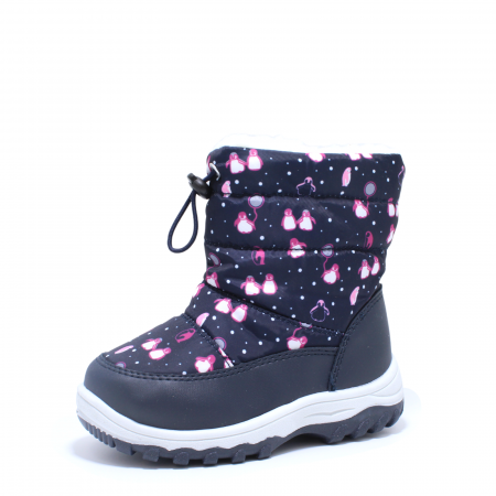 Cizme zapada fete, Happy Bee 850610, navy, marimi 22-27 [2]