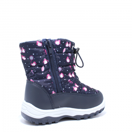 Cizme zapada fete, Happy Bee 850610, navy, marimi 22-27 [3]