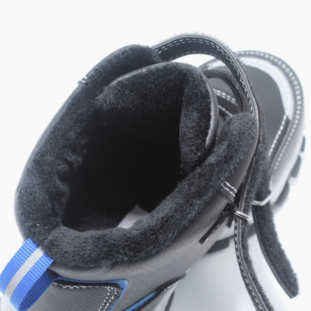 Ghete baieti Happy Bee 847000, piele ecologica, negru, marimi 28-35 [6]