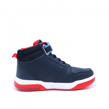 Ghete baieti Spiderman cu luminite LED, 012095, navy/rosu, marimi 28-33 [2]