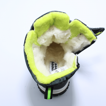 Ghete de iarna baieti, Happy Bee 966300, kaki-negru, marimi 23-28 [2]