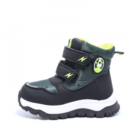 Incaltaminte - Ghete de iarna baieti, Happy Bee 966300, kaki-negru, marimi 23-28