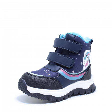 Ghete de iarna fete, Happy Bee 966290, navy, marimi 23-28 [3]