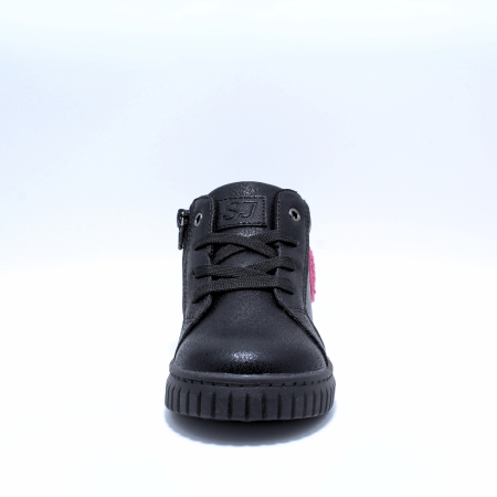Ghete de toamna SJ 639251 Soft Touch, negru-fucsia, marimi 20-26 EU [2]