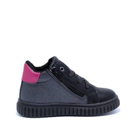 Ghete de toamna SJ 639251 Soft Touch, negru-fucsia, marimi 20-26 EU [1]