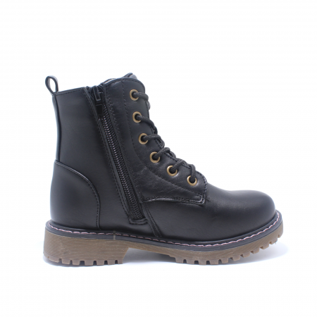 Ghete fete Happy Bee 850890, piele ecologica, negru, marimi 28-35 [1]