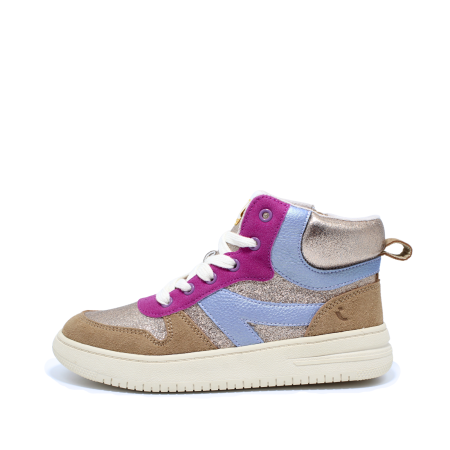 Marimi 36-41 - Ghete fete SJ 634991, Easy Fitting, natur-fucsia, piele ecologica, marimi 35-39 EU
