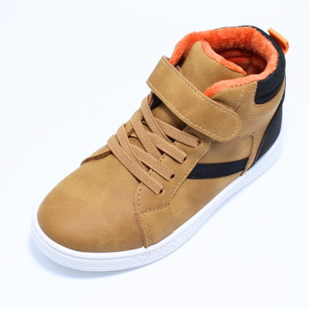 Ghete imblanite baieti, Happy Bee 0016980, camel, marimi 28-35 [4]