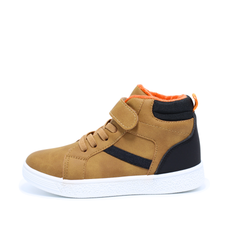 Ghete | Cizme - Ghete imblanite baieti, Happy Bee 0016980, camel, marimi 28-35