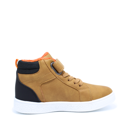 Ghete imblanite baieti, Happy Bee 0016980, camel, marimi 28-35 [1]