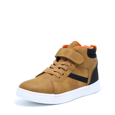 Ghete imblanite baieti, Happy Bee 0016980, camel, marimi 28-35 [2]