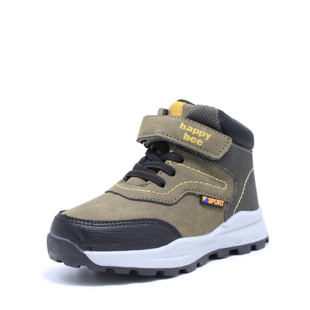 Ghete imblanite baieti, Happy Bee 964180, kaki, marimi 22-27 [2]