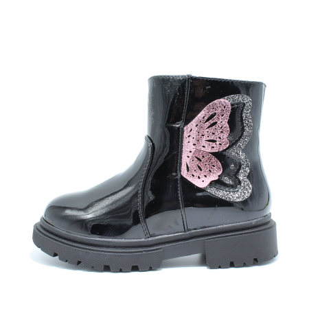 Ghete | Cizme - Ghete pentru fete, Happy Bee 0009360, negru, marimi 28-35