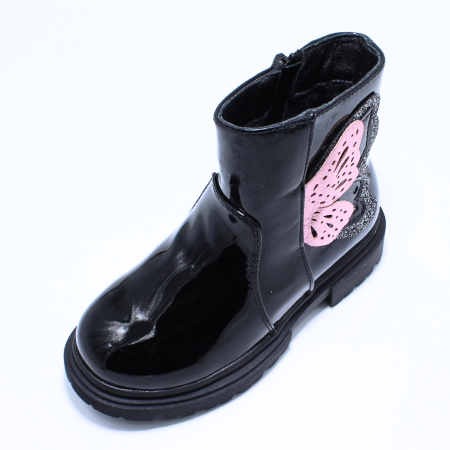 Ghete pentru fete, Happy Bee 0009360, negru, marimi 28-35 [4]