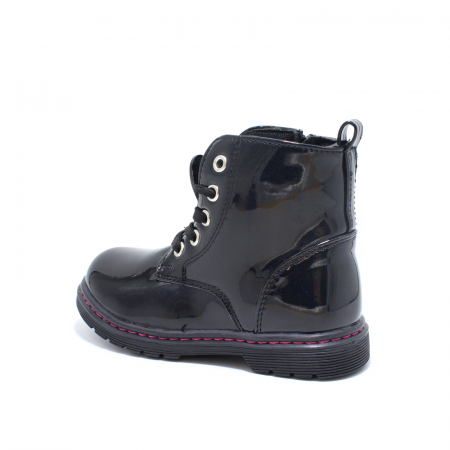 Ghete pentru fete, Happy Bee 184630, negru lucios, 22-27 EU [4]