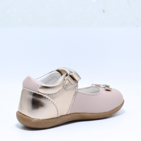 Pantofi balerini Happy Bee 989800, roz pal, marimi 20-25 [3]