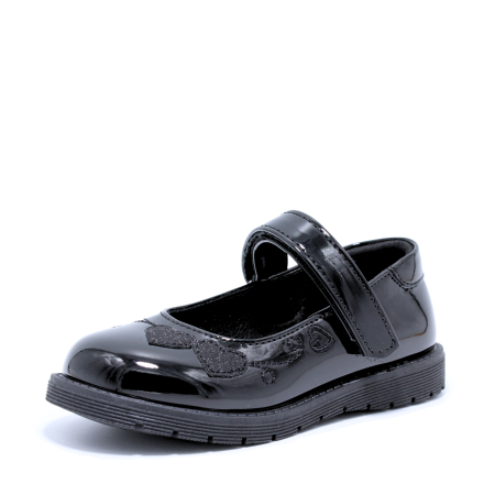 Pantofi eleganti Happy Bee 0007530, negru lucios, marimi 25-30 [2]