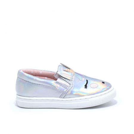 Pantofi fete model unicorn, D.T. New York 148890, lila/roz/argintiu, 22-27 | kiddiespride.ro [1]