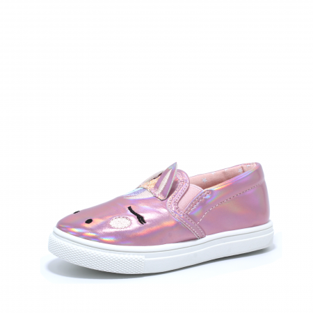 Pantofi fete model unicorn, D.T. New York 148890, lila/roz/argintiu, 22-27 | kiddiespride.ro [2]