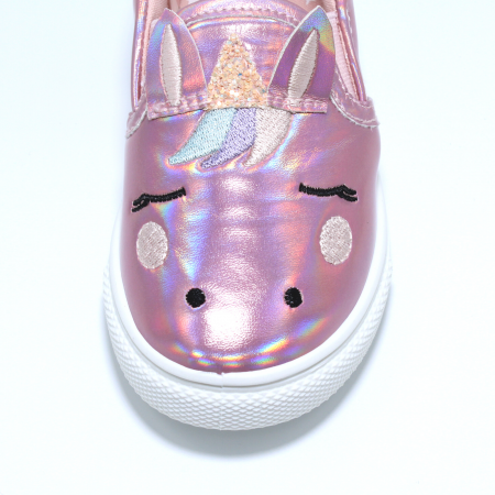 Pantofi fete model unicorn, D.T. New York 148890, lila/roz/argintiu, 22-27 | kiddiespride.ro [5]