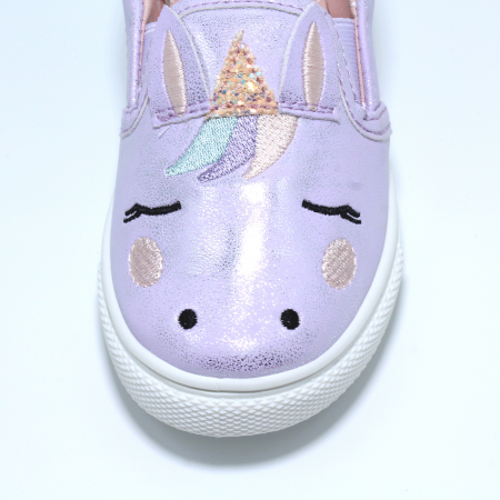 Pantofi fete model unicorn, D.T. New York 148890, lila/roz/argintiu, 22-27 | kiddiespride.ro [5]