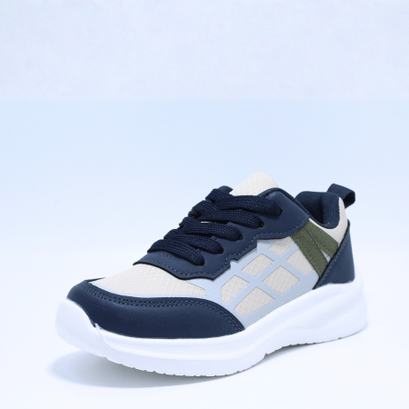 Pantofi sport Astonic Sport 0031699, Slip-On, navy-kaki, marimi 28-35 EU [2]