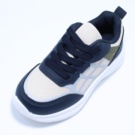 Pantofi sport Astonic Sport 0031699, Slip-On, navy-kaki, marimi 28-35 EU [4]