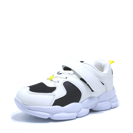 Pantofi sport copii D.T. New York 314780, alb/negru, marimi 25-36 [2]