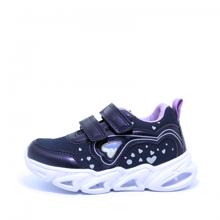 Pantofi sport | Sneakersi - Pantofi sport cu luminite D.T. New York 893695, navy, marimi 22-27