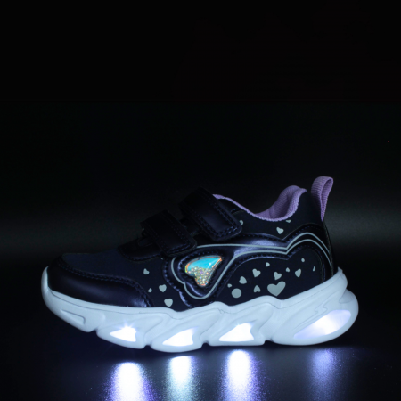 Pantofi sport cu luminite D.T. New York 893695, navy, marimi 22-27 [1]