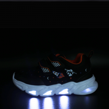 Pantofi sport cu luminite D.T. New York 895160, negru, marimi 22-27 [1]