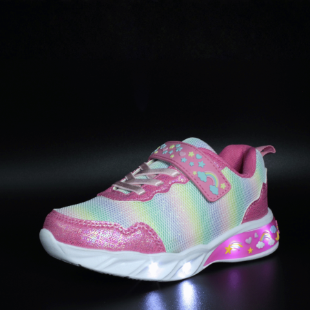 Pantofi sport cu luminite Happy Bee 971310, roz, marimi 28-35 EU [4]