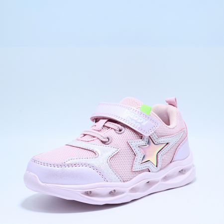 Pantofi sport cu luminite Happy Bee 974710, roz, marimi 28-35 EU | kiddiespride.ro [3]