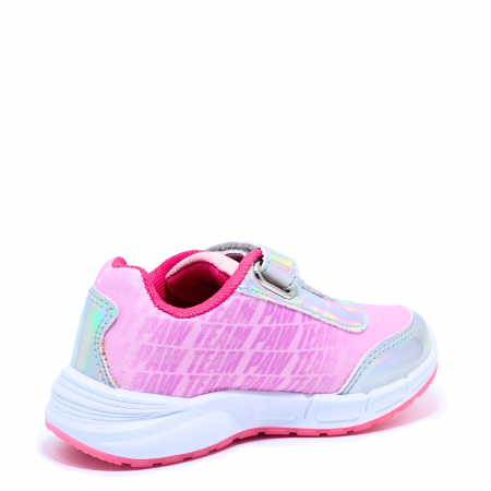 Pantofi sport cu luminite Paw Patrol, roz-argintiu, marimi 24-30 [4]
